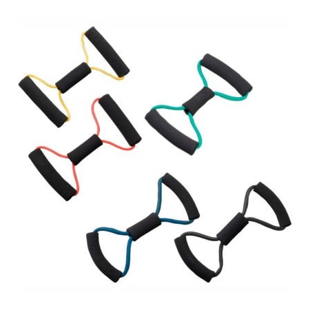 Fabrication Enterprises CanDo BowTie Tubing Exerciser, 14", 5 Color Set 1344002